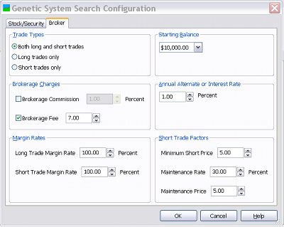 A screenshot of the Broker Configuration page